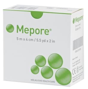 Mölnlycke Mepore® Wundschnellverband 4 cm x 5 m, weiss