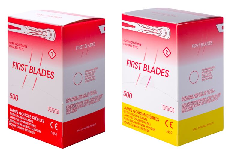 CZMBI Hohlmeisselklingen First Blade, 500er Pack