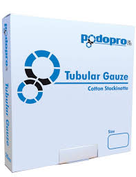 Schlauchverband aus Cotton/Baumwolle, 20 m, Grösse 12 für grosse Zehen Ø 2.3 cm, Podopro Tubular Gauze