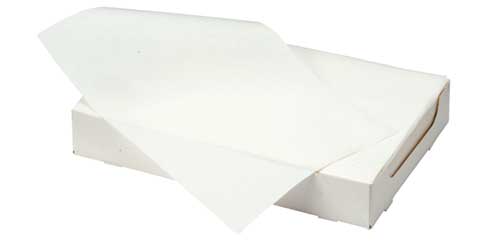 Filterpapier für Trays 28 x 18 cm, weiss, 250 Stück