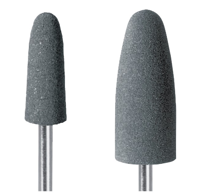 Busch Polierer 9628, SiC Silikon, Korngrösse mittel, anthrazit, 6 Stück