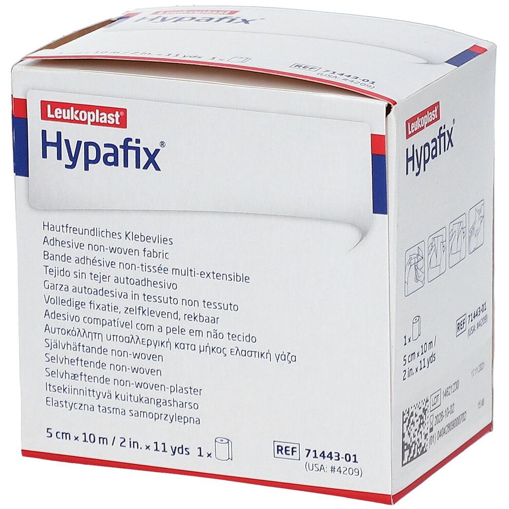 BSN Medical Leukoplast® Hypafix® Hautfreundliches Klebevlies, 5 cm x 10 m, 1 Stück