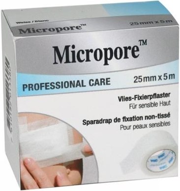 3M Micropore™ weiss, 25 mm x 5 m, refill