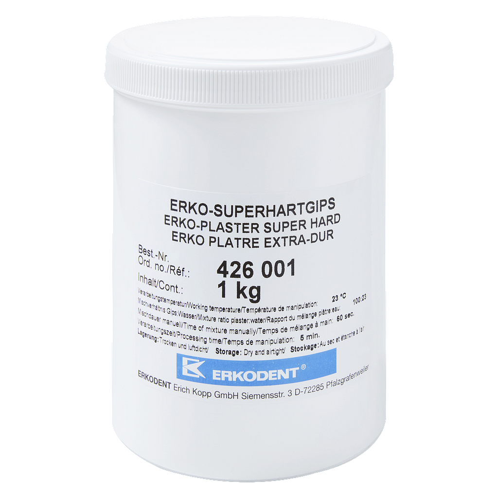 Erkodent Modellgips superhart, 1 kg