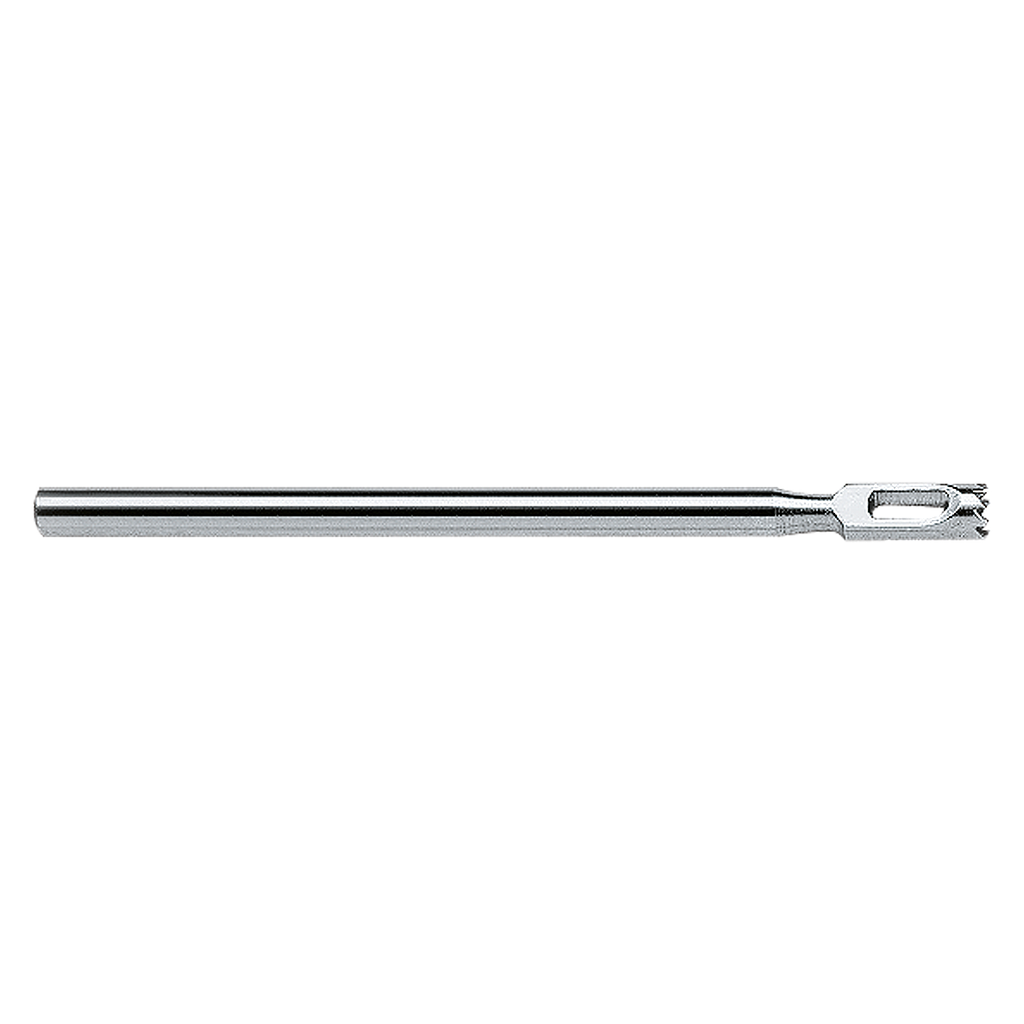 Meisinger Langloch-Hohlfräser 224 RF, Ø 2.7 mm mit gezackter Schneide