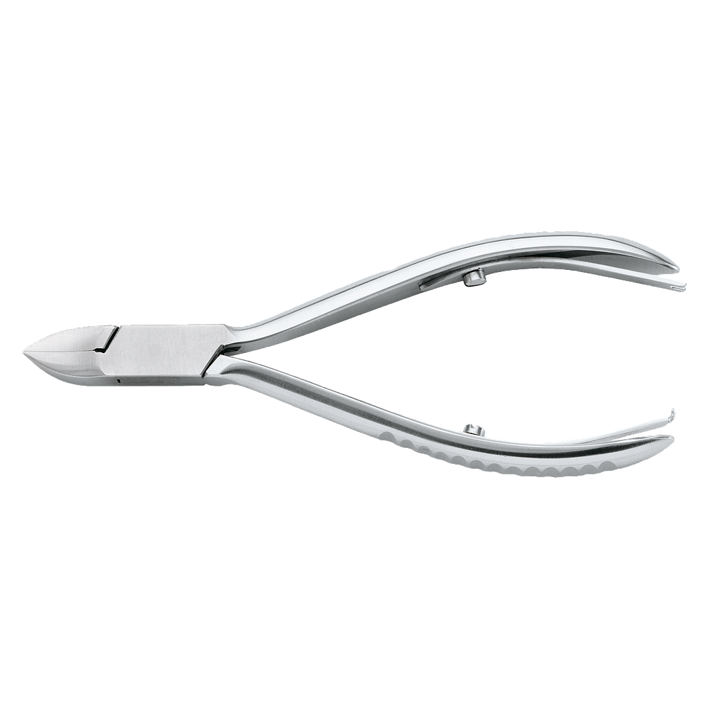 Edelstahl 2510 Nagel- und Eckenzange mit gebogener Schneide (Maulzange)