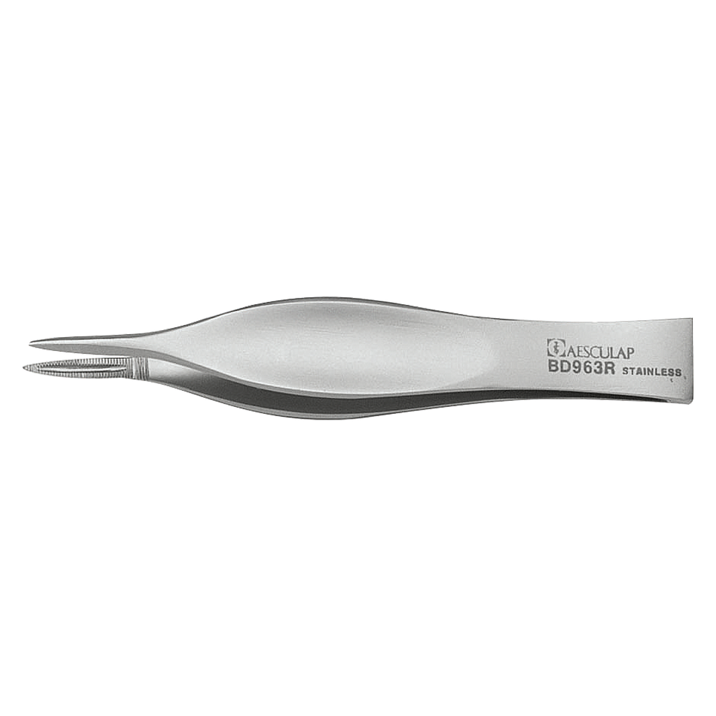 Aesculap® BD 963 R Splitterpinzette 'Feilchenfeld, mit Blutrille, 7.5 cm