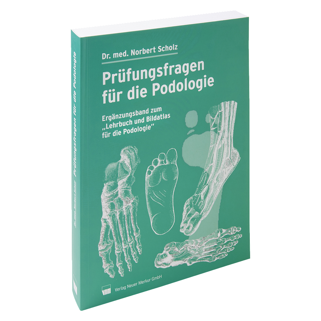 Buch &quot;Prüfungsfragen für die Podologie&quot;, deutsch