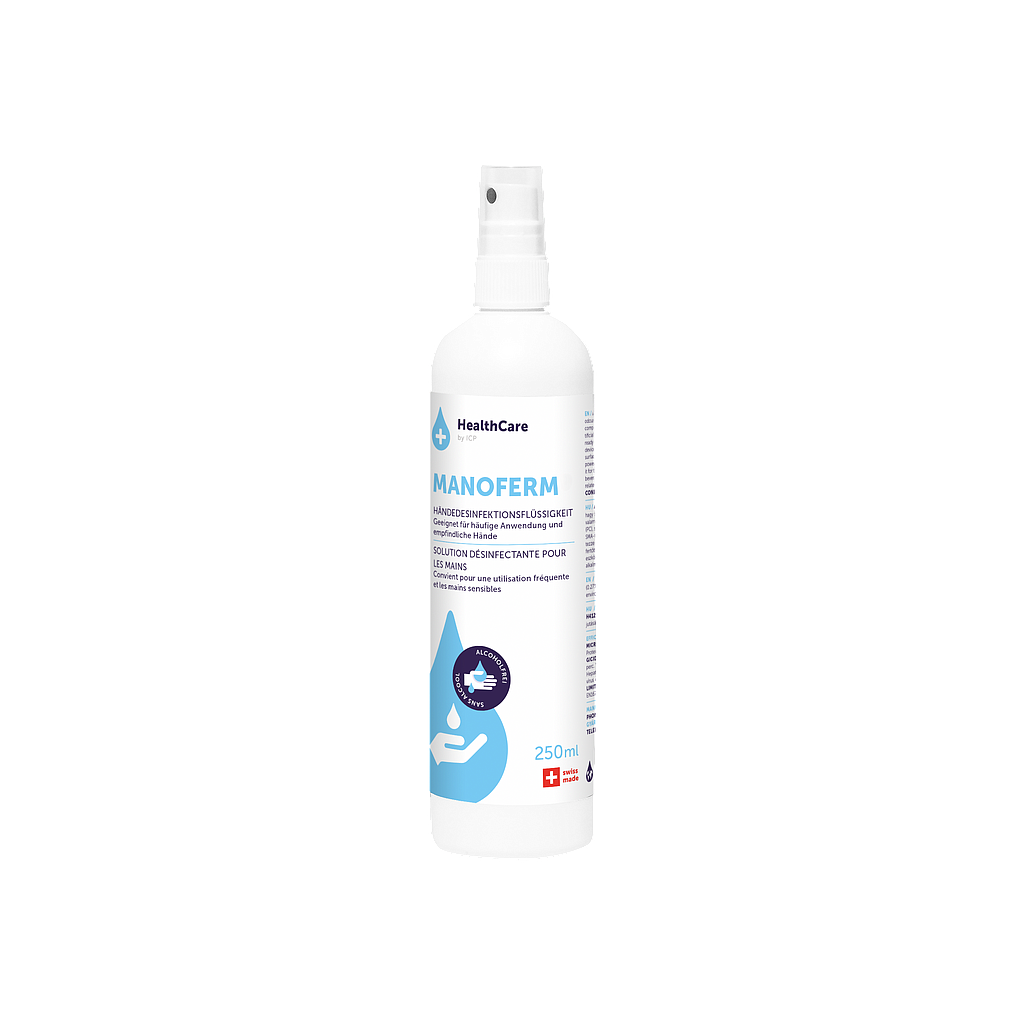 Manoferm® von IC Products, Hände-Desinfektionsmittel, 250 ml