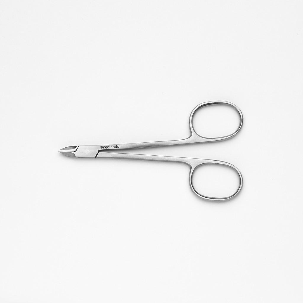 Pediando® Augenzange 52182002, inox, 10 cm, gerade Schneide, schräg eingesetzt