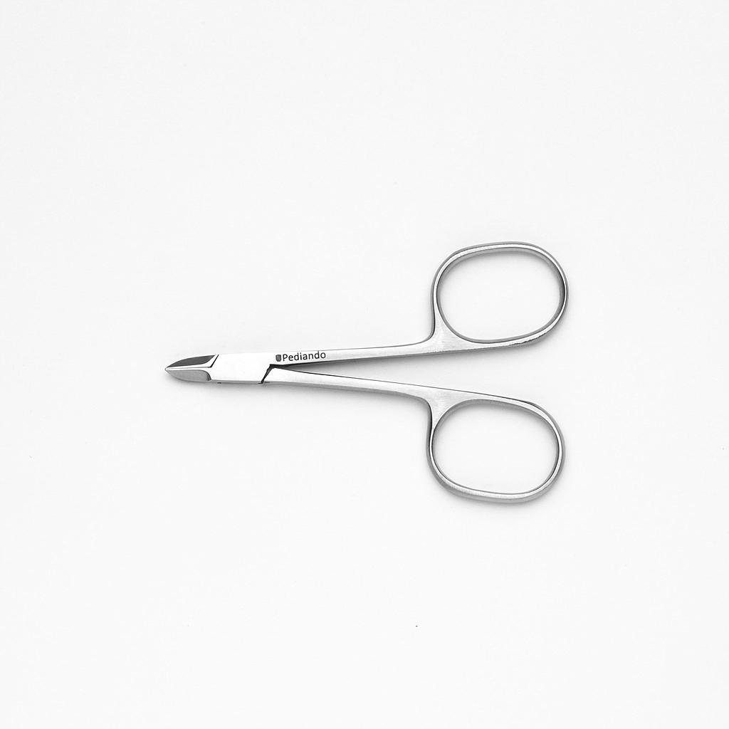 Pediando® Augenzange 52182044, inox, 8.5 cm, gerade Schneide, schräg eingesetzt