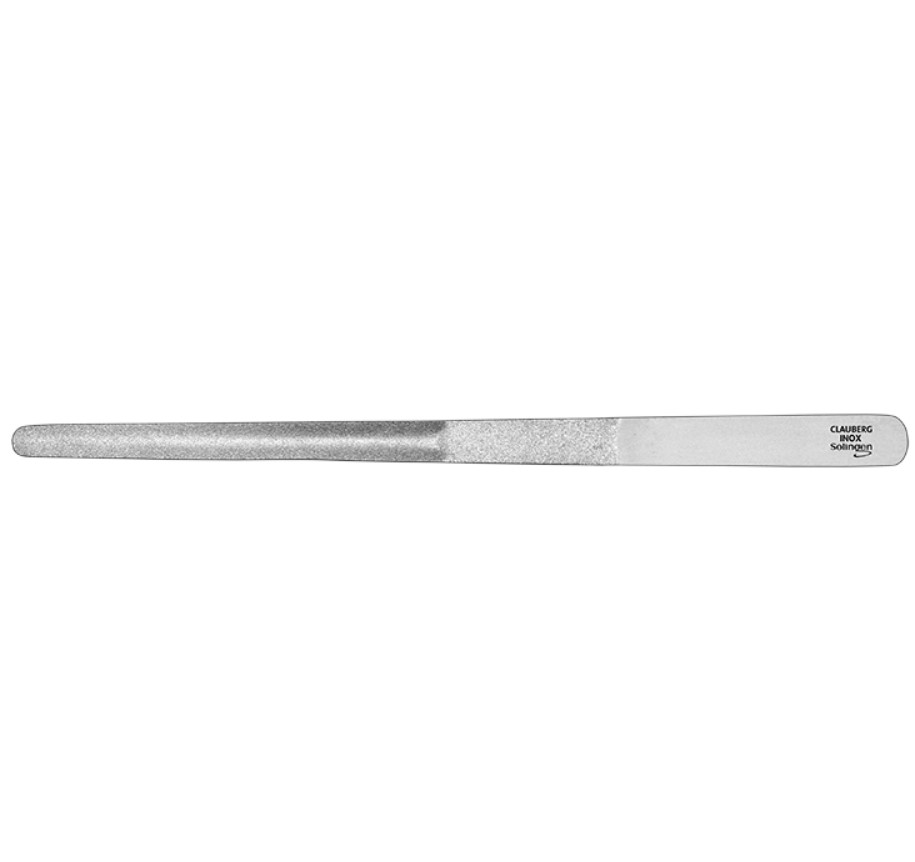 Pediando® Saphir Nagelfeile 521811216, inox, 19.5 cm, hohl, rund, sterilisierbar