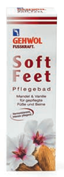 Deko-Faltschachtel GEHWOL FUSSKRAFT®  Soft Feet Pflegebad, 10.8 x 8.6 x 34.8 cm