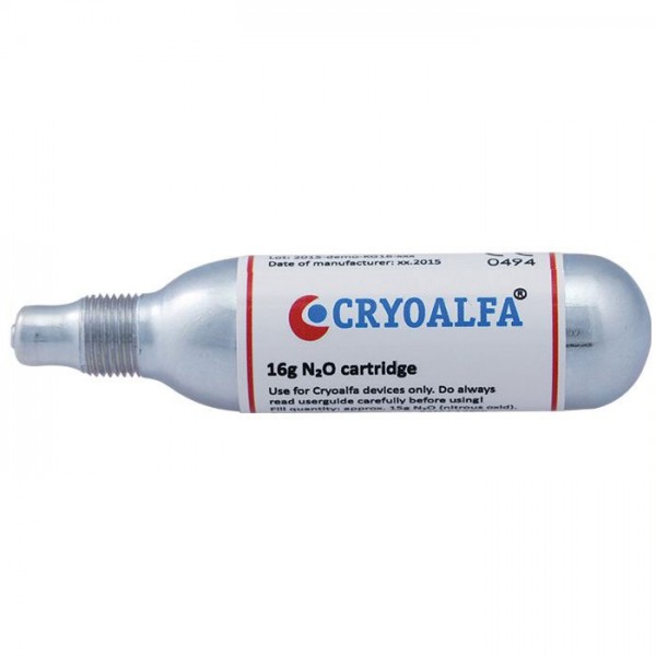 N2O Patrone zu Cryoalfa® Perfekt, 16 g