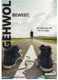 GEHWOL® Plakat 'Ziel', Format DIN A2 - 42 x 60 cm