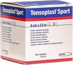 BSNmedical Tensoplast Sport 6 cm x 2.5 m, weiss, 1 Stück