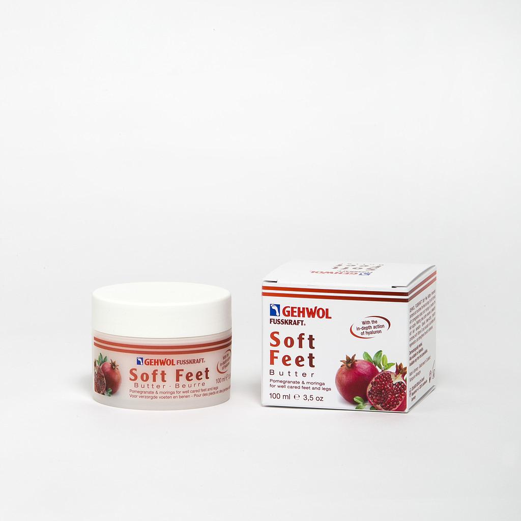 GEHWOL FUSSKRAFT® Soft Feet Beurre/Butter 100 ml Tiegel GB/F/NL