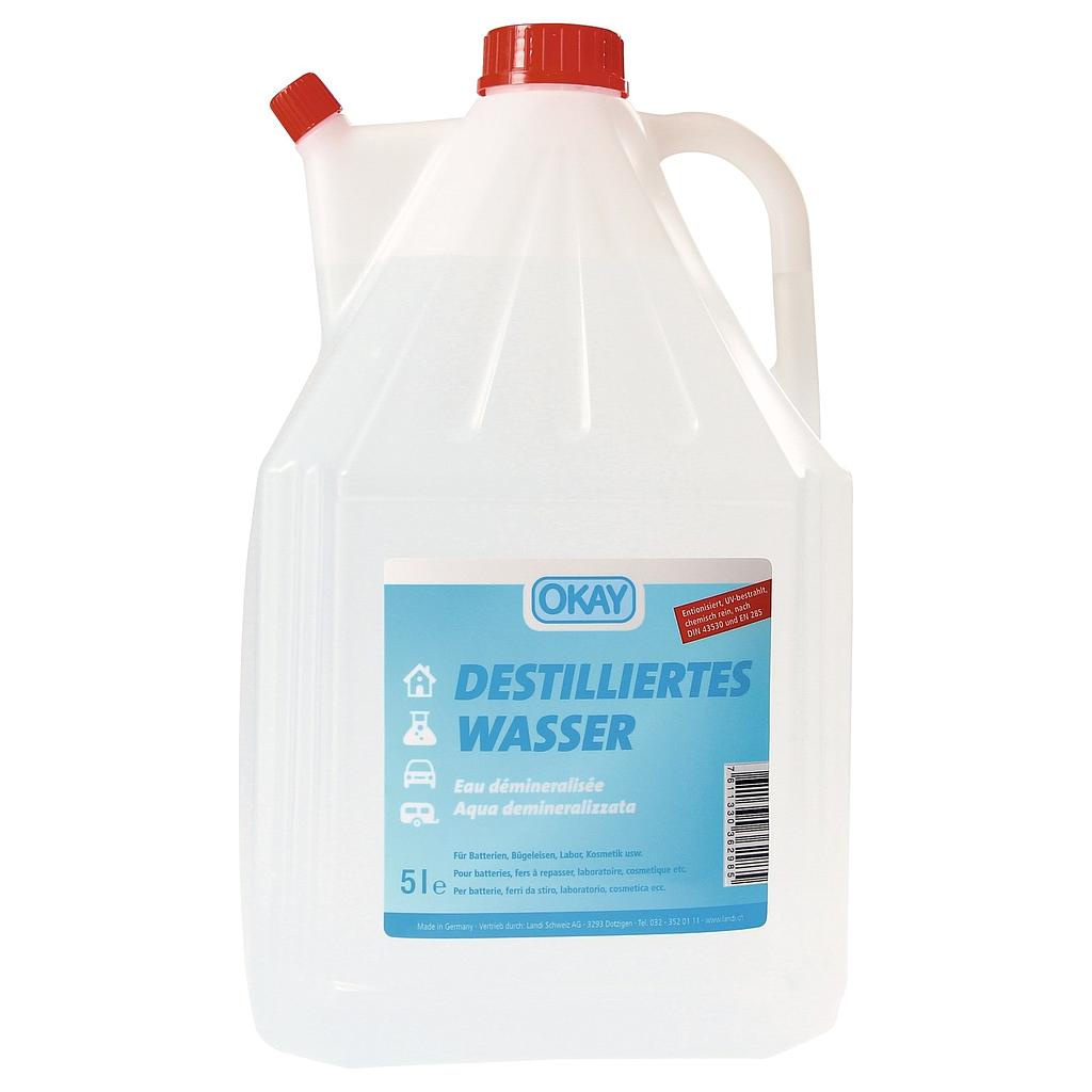 Destilliertes Wasser, 5000 ml
