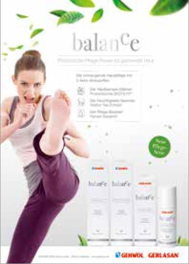GEHWOL® Plakat 'balance', Format DIN A2 - 42 x 60 cm