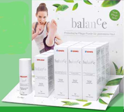 Easy-Up-Display 12 x 50/75 ml unbestückt für GEHWOL® balance