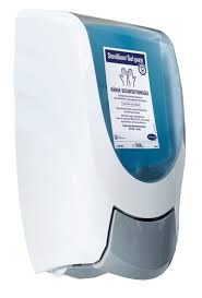 CleanSafe Desinfektionsmittelspender basic, mit Drucktaste, für 1000 ml