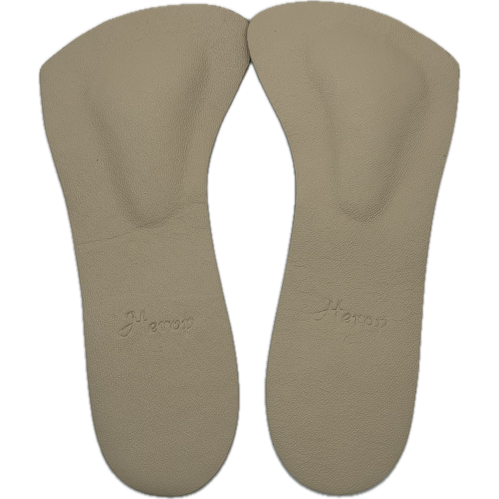 HEROP Spreizfuss-Einlagen lose Leder beige / Paar