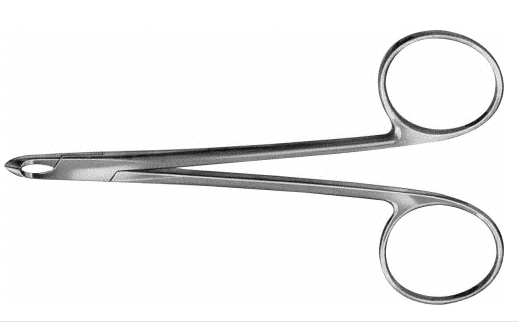 Aesculap® HF 442 R Nagelhautzange 10.5 cm, gewölbte Schneide