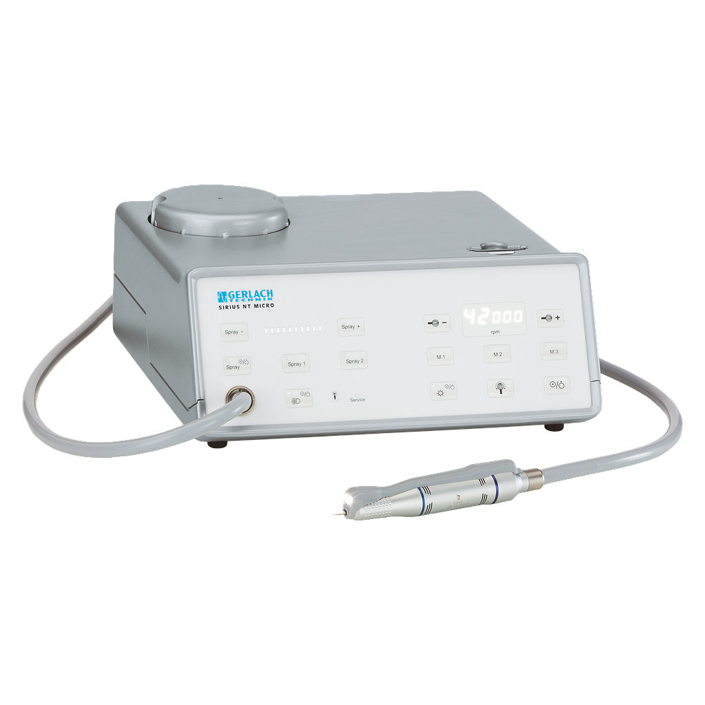 GERLACH TECHNIK Fusspflege-Spraygerät SIRIUS NT MICRO inkl. Licht-Handstück 2020