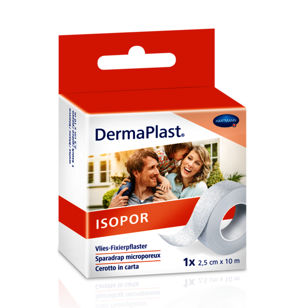IVF Hartmann DermaPlast® Isopor Vlies 9.2 m x 2.5 cm, weiss, Ersatzrolle