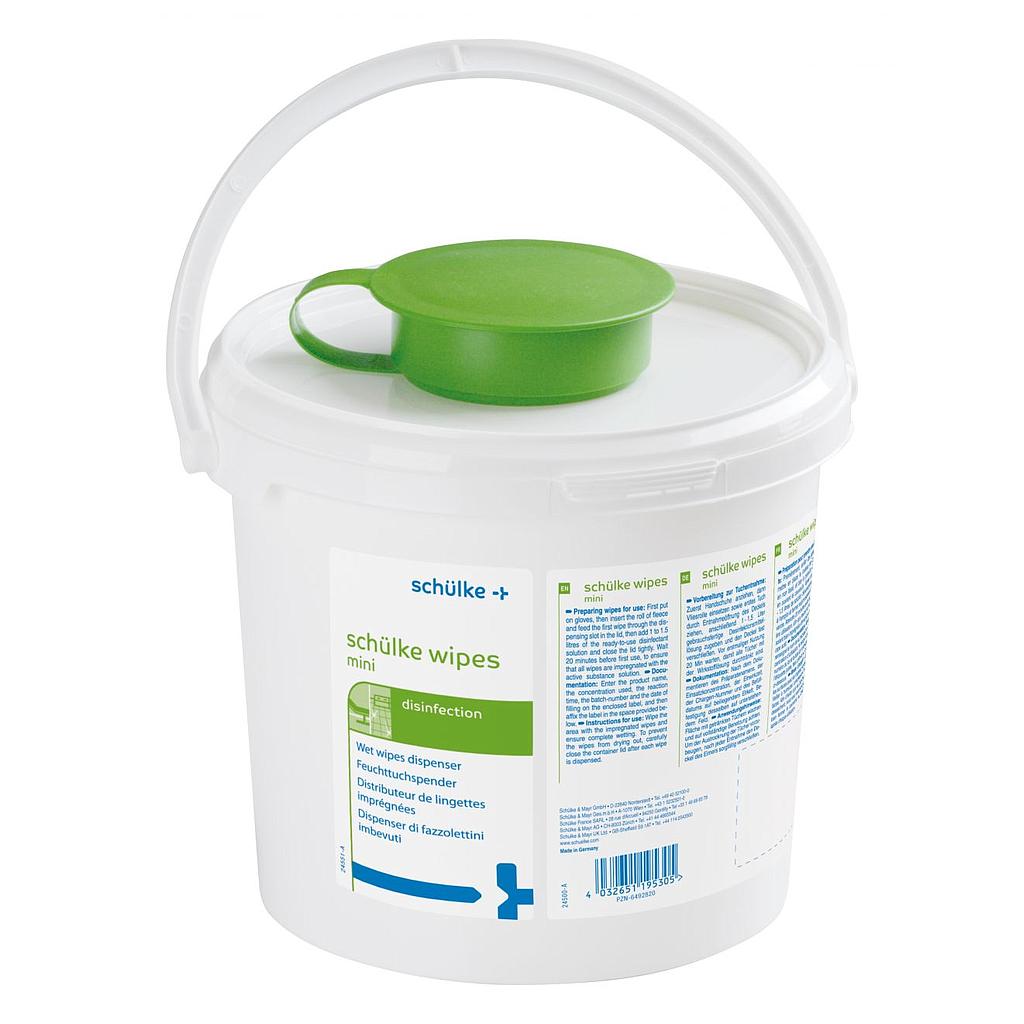 Schülke Wipes mini 40, Feuchttuchspender leer für Tücher 30 x 30 cm