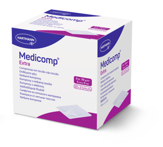 IVF Hartmann Medicomp extra S30 6-fach, Vliesstoffkompresse 5 x 5 cm STERIL, 25 x 2 Stück