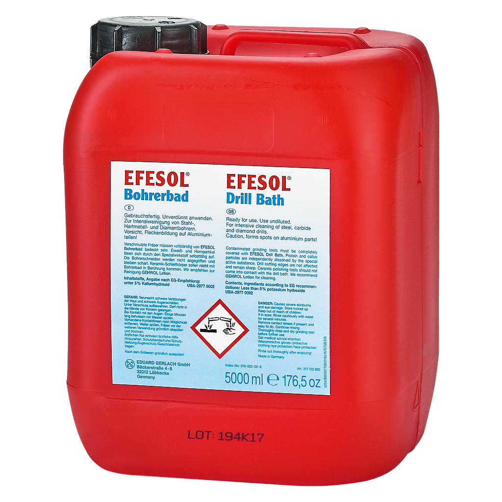 EFESOL® Bohrerbad, 5 Liter