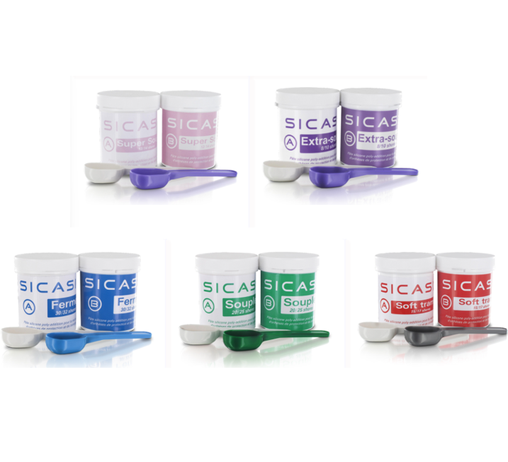 Sicasil zwei Komponenten Orthesematerial A + B, 2 x 250 g