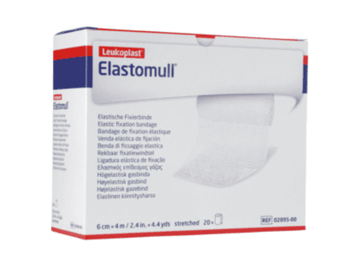 BSN Medical Leukoplast® Elastomull®  Fixierbinde, hochelastisch, 6 cm x 4 m, 20 Stück