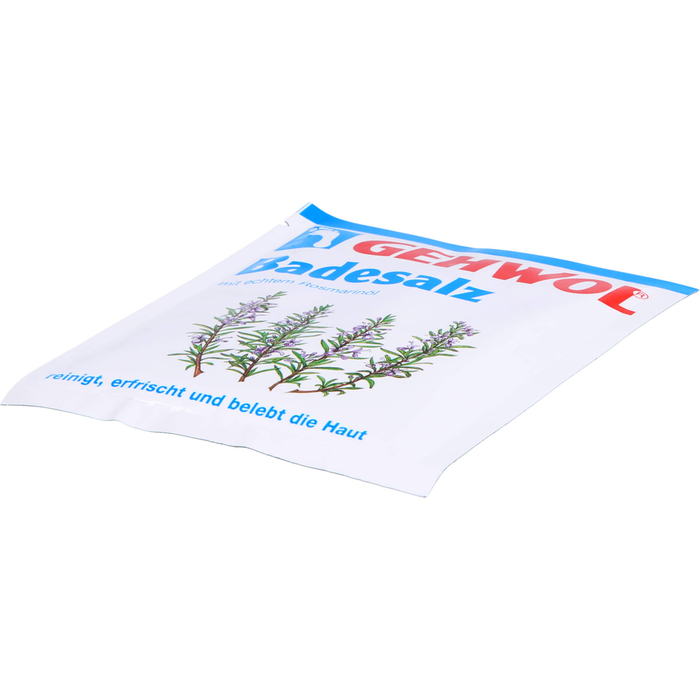 GEHWOL® Badesalz mit Rosmarinöl, 1 Test-Portionen-Beutel, 25 g
