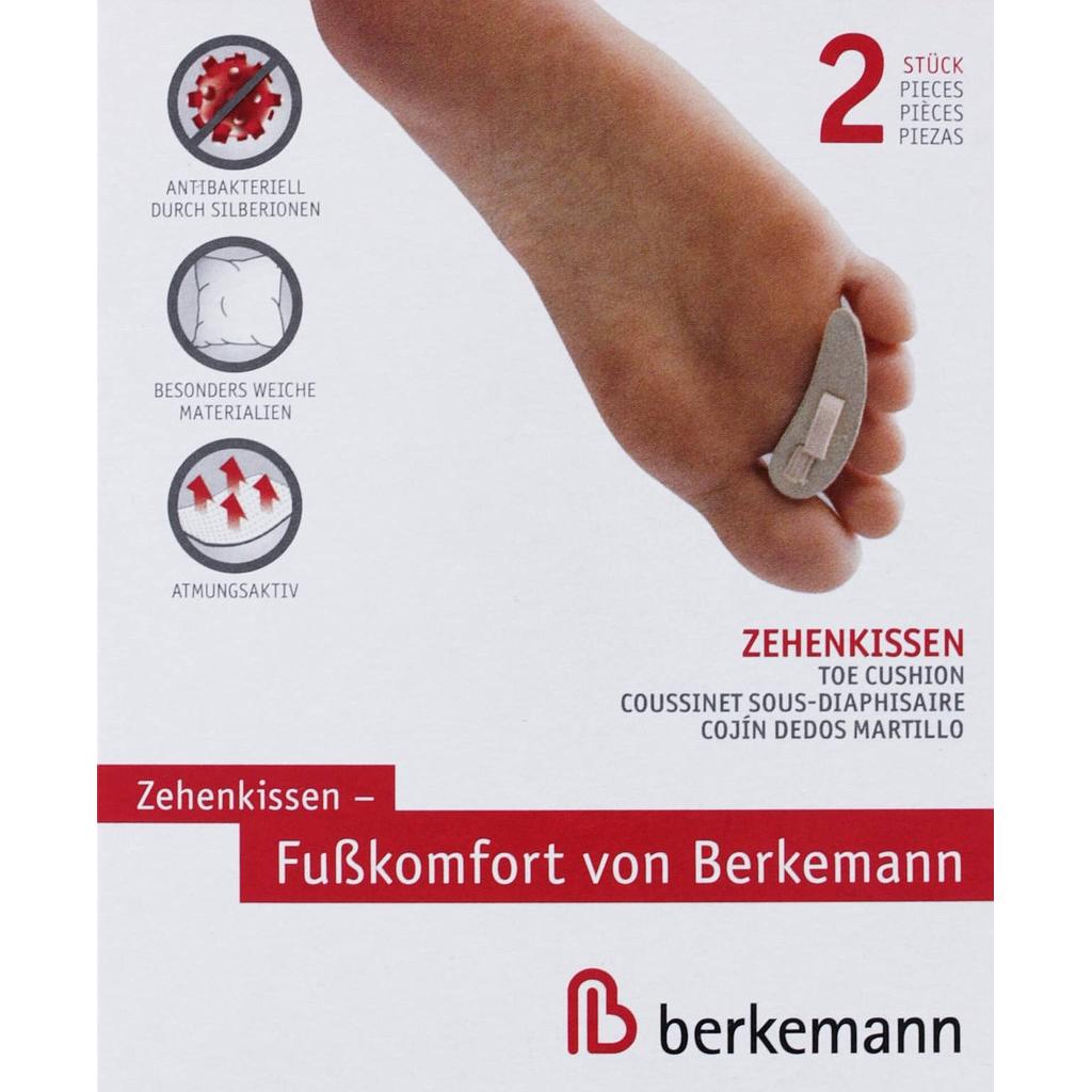 Berkemann Zehenkissen für Hammerzehen, mit Schlaufe verstellbar, aus Hirschleder, antibakteriell, 2 Stück