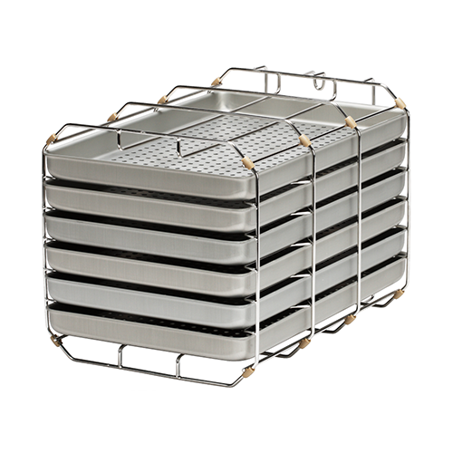 MELAG Halterung C Plus für 43B+/44B+, für 6 Standard Tabletts oder 3 MELAstore Box 100