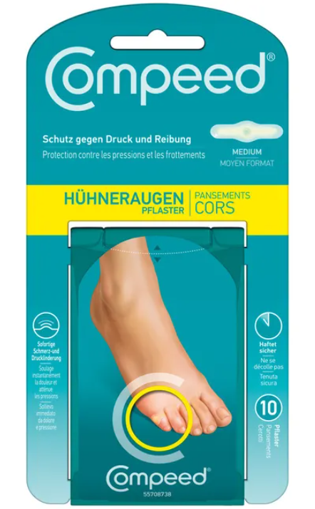 Compeed® Hühneraugenpflaster Medium, 10 Stück
