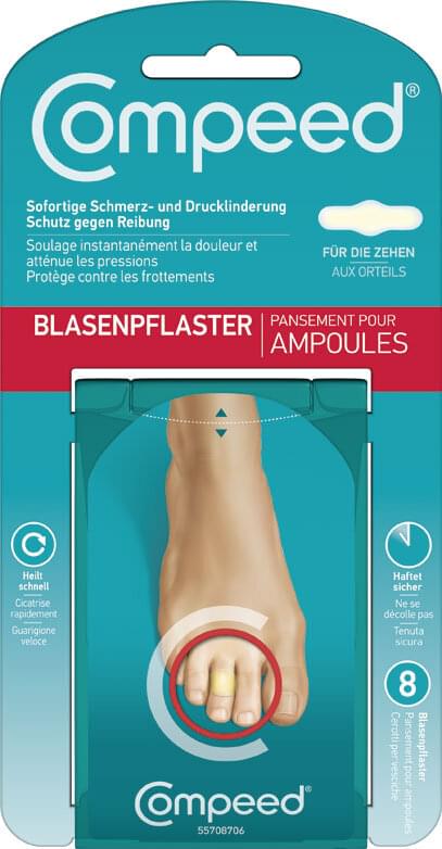 Compeed® Blasenpflaster für die Zehen, 8 Stück