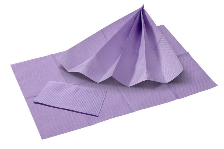 Akzenta Top Safe Patientenservietten 33 x 45 cm, violett, 500 Stück