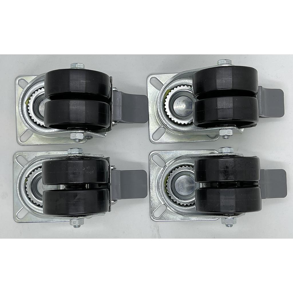 Pediando® Rollen-Set (Doppelrollen) für GERLACH TECHNIK Arbeitsschränke