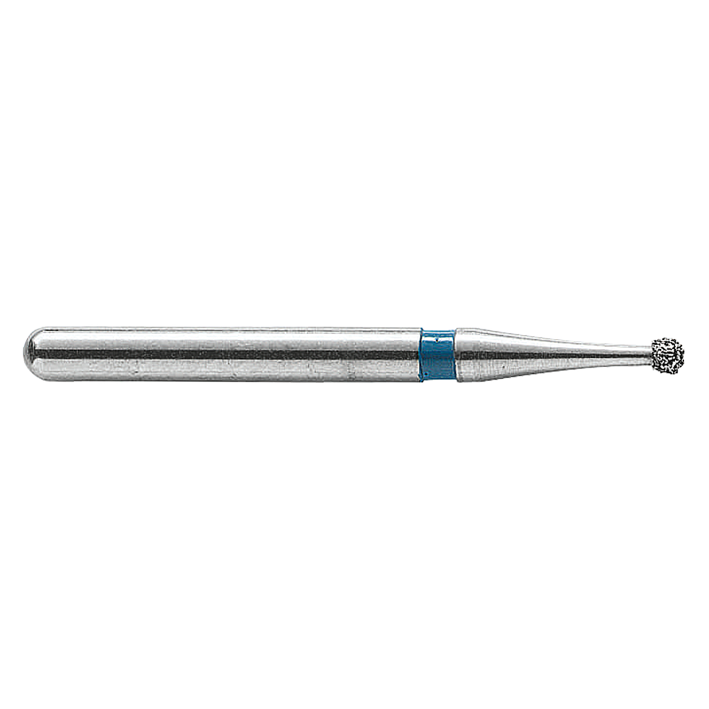 FG 801/010 Diamantierter Schleifkörper von Meisinger, Schaft Ø 1,6 mm (Turbinenhandstück)