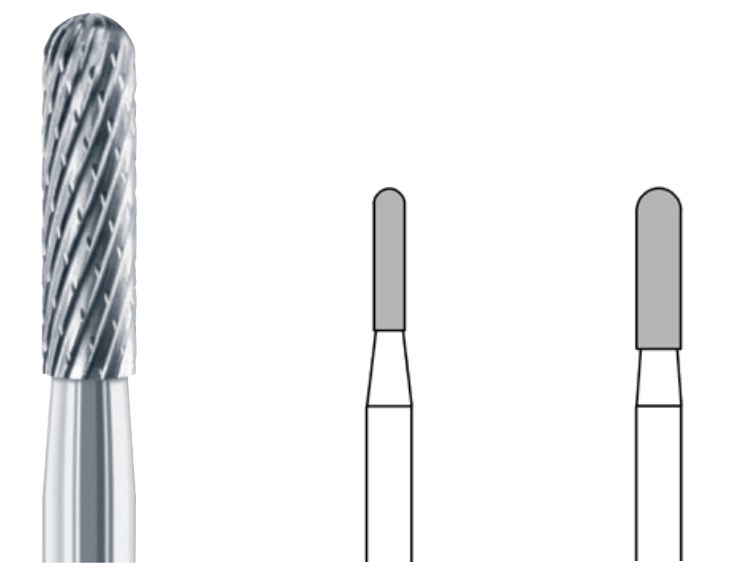Busch MIDI Hartmetall-Fräser M426FX, 016, feine X-Verzahnung