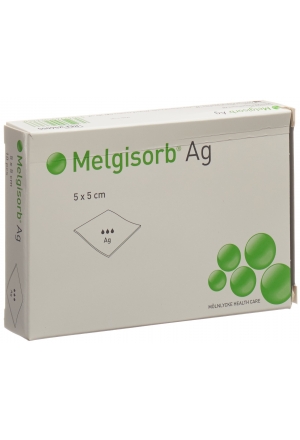 Mölnlycke Melgisorb® Ag, steril 5 x 5 cm, 10 Stück