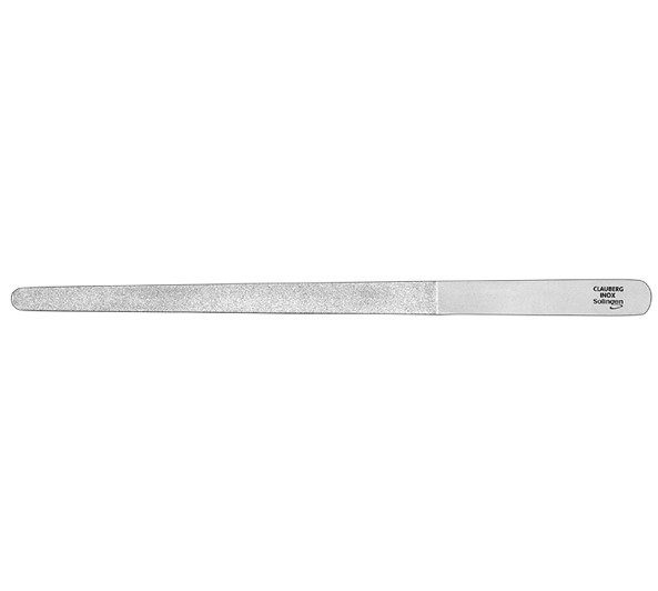 Pediando® Saphir Nagelfeile 521811215, inox, 19.5 cm, flach, rund, sterilisierbar