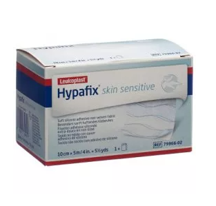 BSN Medical Leukoplast® Hypafix® Skin sensitive Silikon, 10 cm x 5 m, 1 Stück