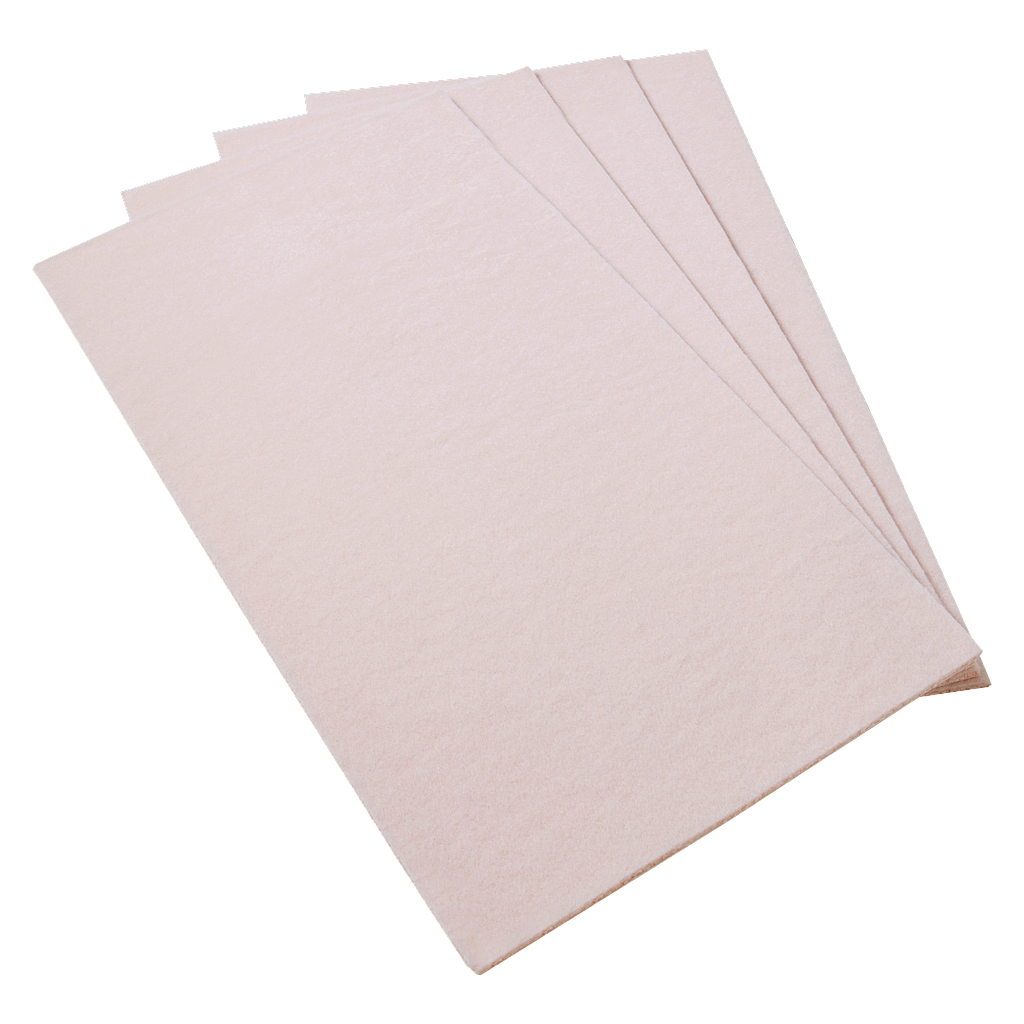 Fleecy-Web EXTRA 3 mm, mit Zopla Zinkoxid-Klebstoff, nicht für Diabetiker verwenden!!!, 40 x 22.5 cm, 4 Platten