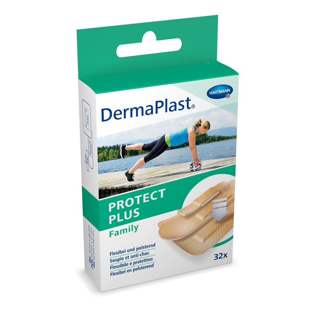 IVF Hartmann DermaPlast® Protect Plus 'Family' Wundschnellverband, polsternd, 32 Stück assortiert