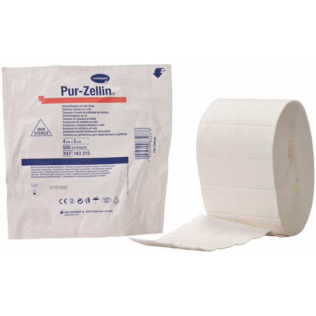 IVF Hartmann Pur-Zellin® Zellstofftupfer, 1 Rolle à 500 Stück