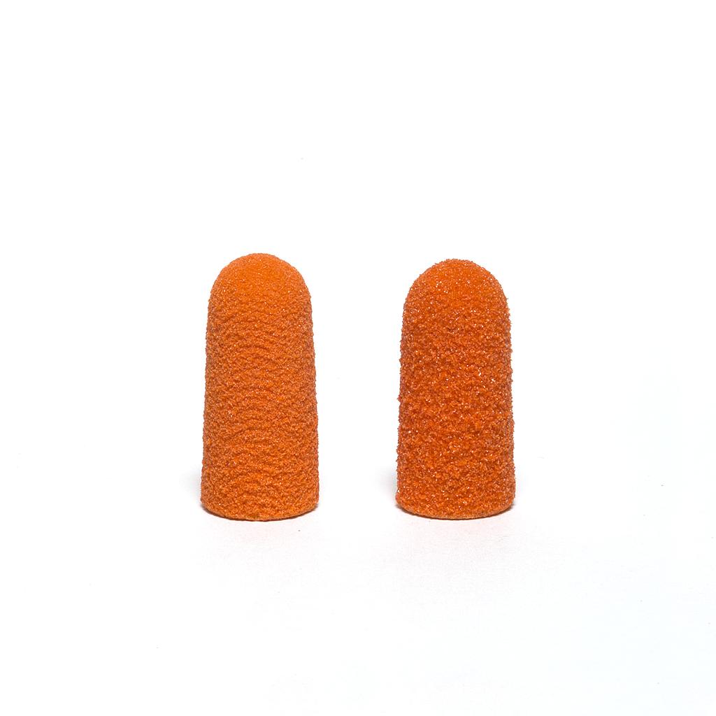 Lukas Schleifkappen PODO Ø 11 mm orange, konisch, 10 Stück